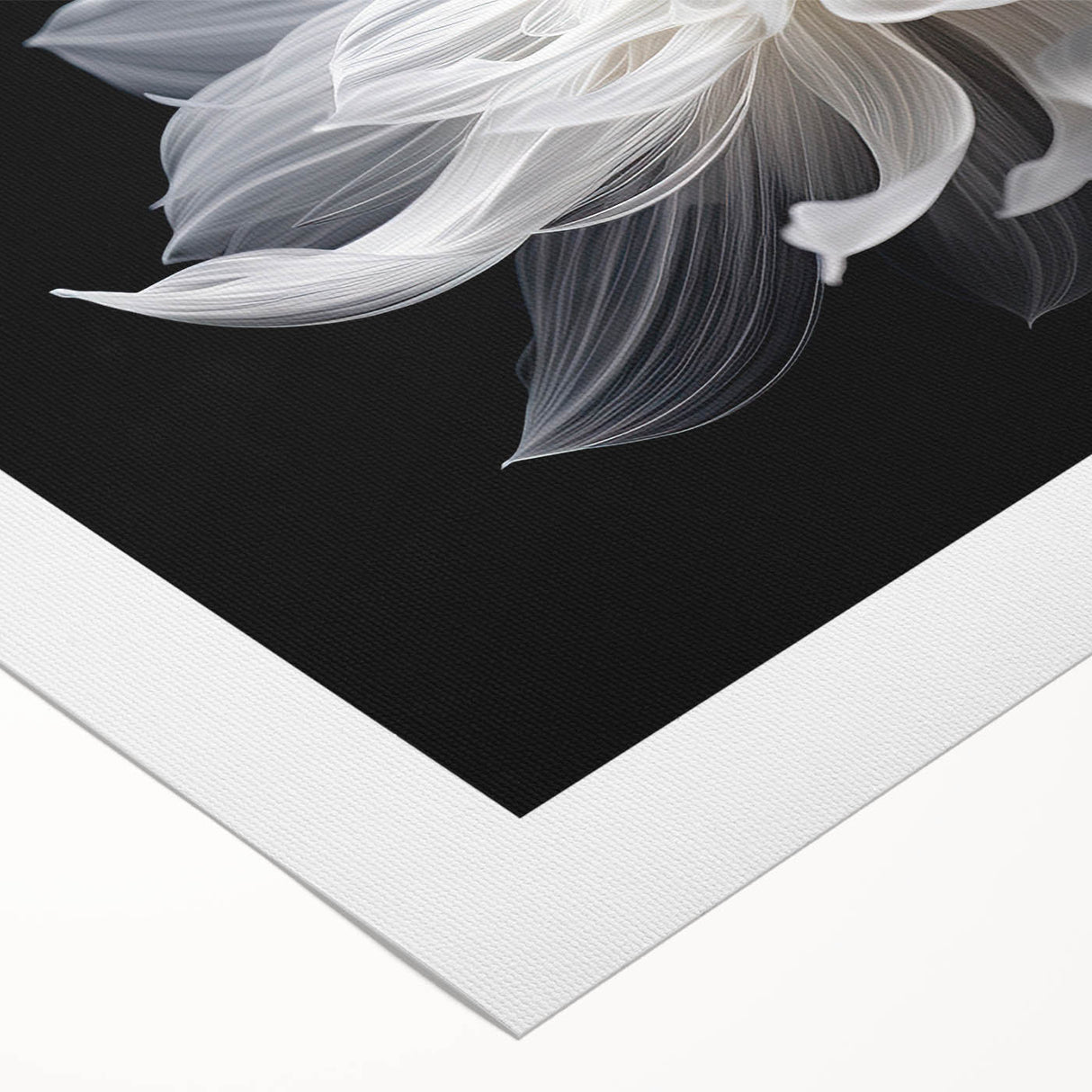 Art deco floral poster in pastel colors on rolled canvas, suitable for dining room or bathroom wall art.