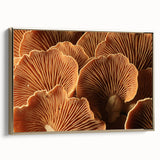 Framed canvas depicting a vintage-style landscape painting with subdued earth tones, ideal for bedroom wall art.