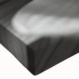 Close-up black and white photo of a dandelion on stretched canvas, suited for bedroom wall decor.
