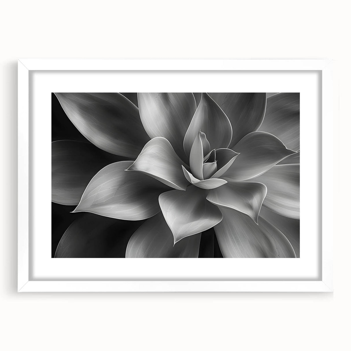 Abstract art print of vibrant florals in a white frame, ideal for dining room or bedroom decor.