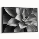 Black and white vintage poster art of a floral landscape on framed canvas, suitable for bedroom wall decor.