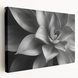 Close-up floral design on large stretched canvas with vibrant green and pink tones, suitable for kitchen wall art.