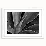Abstract art print featuring vibrant floral patterns in pink and green, framed with a white mat.