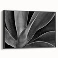 Black and white landscape art painting on framed canvas, featuring close-up floral designs, ideal for bedroom wall decor.