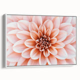 Vintage poster art of colorful florals on a black background, framed canvas, ideal for living room decor.