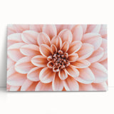 Black and white close-up floral image on stretched canvas, suited for kitchen or bedroom decor.