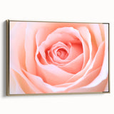 Framed canvas featuring a close-up floral design in gold and black tones, suitable for bedroom wall art.