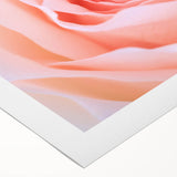 Art deco floral poster in pastel shades on rolled canvas, suitable for dining room or bathroom wall art.