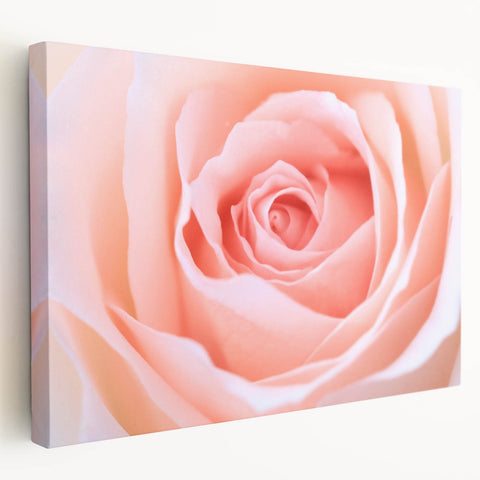 Close-up floral design on stretched canvas with vibrant green and yellow tones, ideal for kitchen wall art.