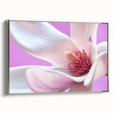 Framed canvas featuring a vintage-style landscape painting with vibrant colors on a black background.