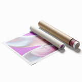 Extra large rolled print of a vibrant floral art, ideal for classy bathroom or large living room wall decor.