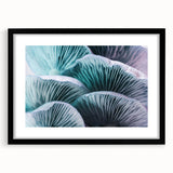 Extra large textured abstract art print featuring vibrant floral designs in a black frame, ideal for living room decor.