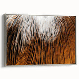 Colorful landscape art painting on framed canvas, featuring vintage-style floral designs.