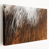 Close-up floral design on large stretched canvas in vivid colors, ideal for kitchen wall art.