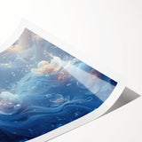 Extra large wall art featuring line art flowers with frost-like patterns in monochrome, ideal for large living room decor.