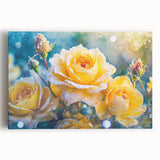 Black and white close-up photo of frost patterns on canvas, ideal for kitchen wall art.