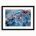 Abstract art print featuring textured, colorful frost designs on an extra large canvas, ideal for living room decor.