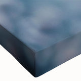 Black and white landscape art painting on stretched canvas, featuring a detailed frost design, ideal for bedroom wall art.