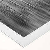 Art deco poster featuring intricate frost patterns in muted blue tones on rolled canvas, suitable for dining room decor.