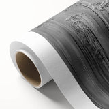 Art deco poster depicting frost patterns in muted blue tones on rolled canvas, ideal for nursery wall art.