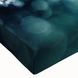 Black and white close-up of leaves on a large canvas, suitable for bedroom wall decor with a landscape theme.