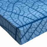 Black and white close-up photo of leaves on a large canvas, suited for bedroom wall decor.