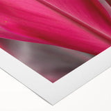 Art deco poster featuring close-up of green leaves on rolled canvas, suitable for dining room wall art.