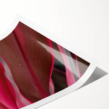 Extra large wall art featuring a line art design of leaves in black on a white background, ideal for large living room decor.