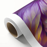 Art deco poster featuring close-up leaves in muted green and brown tones on rolled canvas, ideal for nursery wall art.