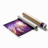 Close-up of green leaves in a rolled canvas print, suitable for classy bathroom wall art.