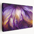 Close-up of green leaves on large stretched canvas, ideal for kitchen wall art.