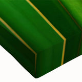 Close-up of leaves in black and white on a large stretched canvas, suitable for bedroom walls.