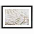 Extra large abstract art print featuring close-up of colorful leaves, textured appearance, framed in black.