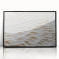 Large abstract wall art featuring close-up leaves in mid-century modernist style, framed in black acrylic.