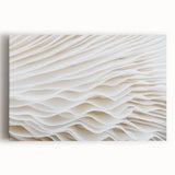 Black and white close-up of leaves on a stretched canvas, suited for kitchen wall art.