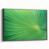 Black and white close-up of leaves on a framed canvas, suitable for bedroom wall decor with a vintage poster art style.