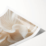 Extra large rolled print featuring line art flowers in black on white, ideal for large living room wall art.