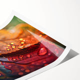 Extra large wall art of line art flowers in black and white, printed on rolled canvas, suitable for large living room spaces.