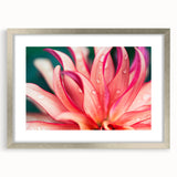 Close-up of textured art featuring abstract leaf designs in green and brown on a silver-framed mat, ideal for bedroom art.