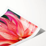 Extra large wall art featuring line art flowers in black on white, rolled canvas, ideal for large living room decor.