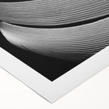 Art deco poster of vibrant green leaves on extra large rolled canvas, suitable for dining room or bathroom wall art.