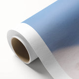 Art Deco-style poster featuring geometric patterns in gold and black, printed on rolled canvas.