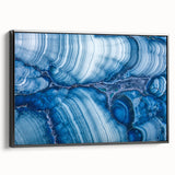 Black and white framed canvas featuring a close-up landscape, ideal for bedroom wall decor.