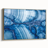 Framed canvas featuring a close-up landscape painting in muted earth tones, ideal for bedroom wall art.