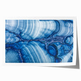 Close-up image of dew on green leaves, printed on rolled canvas, suitable for art wall dining room or classy bathroom.