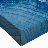 Large art on stretched canvas featuring a close-up black and white landscape, ideal for bedroom wall decor.