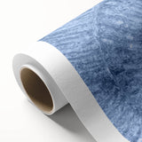 Art Deco style poster featuring a close-up of natural elements in muted green and brown tones on rolled canvas.