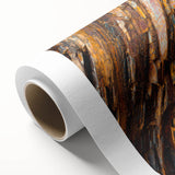 Art deco poster of natural elements in soft pastel shades on rolled canvas, ideal for nursery wall art.