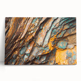 Black and white close-up photo of natural elements on a stretched canvas, ideal for kitchen wall art.