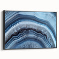 Black and white framed canvas featuring a close-up landscape, ideal for bedroom wall decor.
